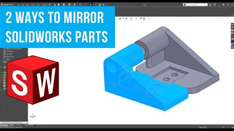 solidworks mirror part with features